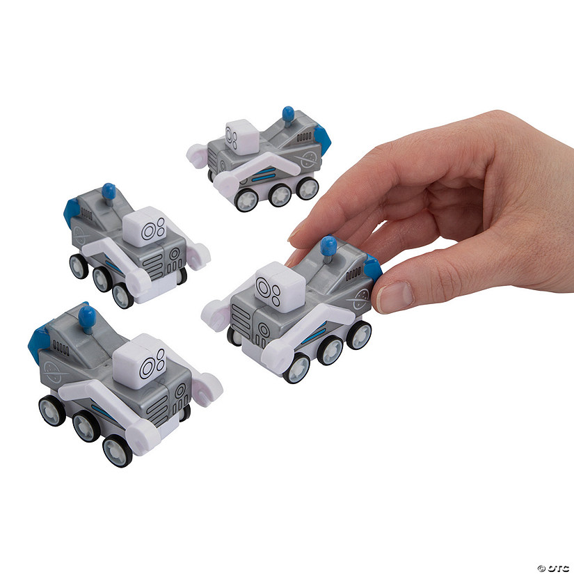 Mini Space Rover Pull-Back Toys - 12 Pc. Image