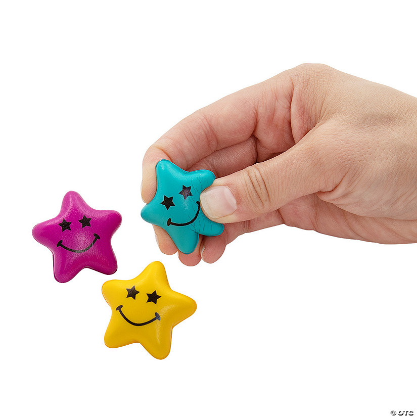 Mini Star Stress Toys - 24 Pc. Image