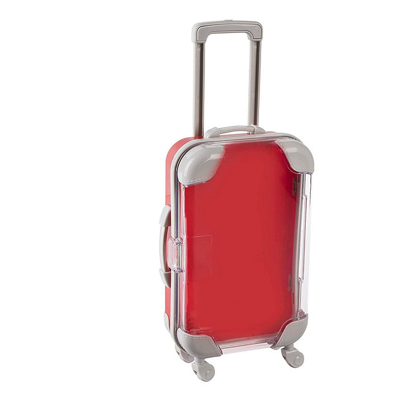 Mini Suitcase Candy Box 5.5"X3.5"X1.5" Red 8 Pack Image