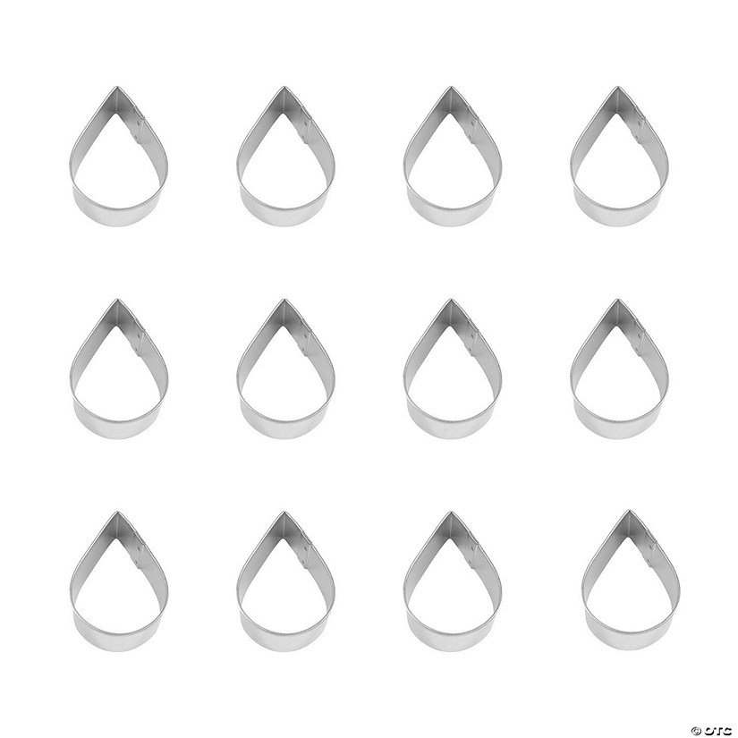 Mini Tear Drop Cookie Cutters Image