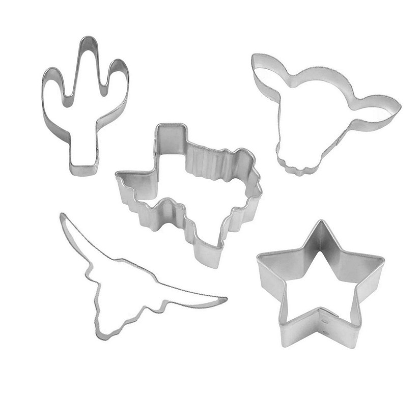 Mini Texas 5 Piece Cookie Cutter Set Image