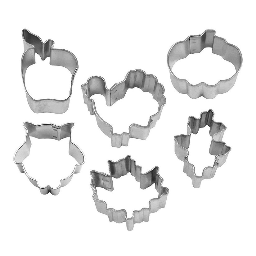 Mini Thanksgiving 6 Piece Cookie Cutter Set Image