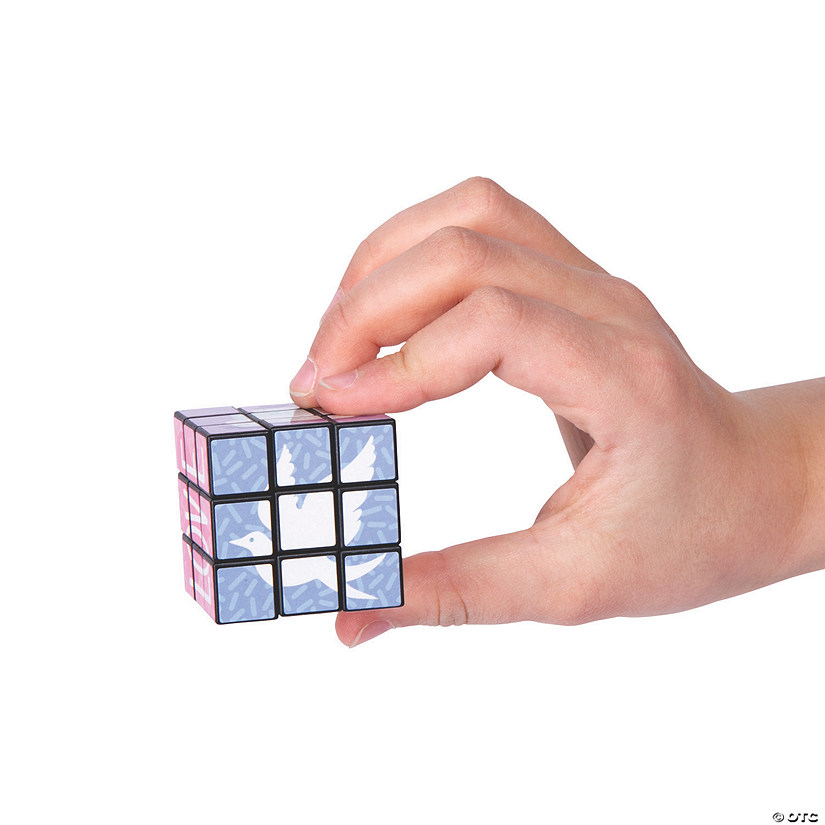 Mini Wedding Favor Puzzle Cubes - 12 Pc. Image