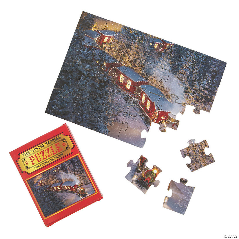 Mini Winter Express Puzzles - 12 Boxes Image