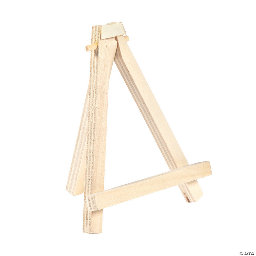 Mini Wooden Easel Place Card Holders - 12 Pc. Image