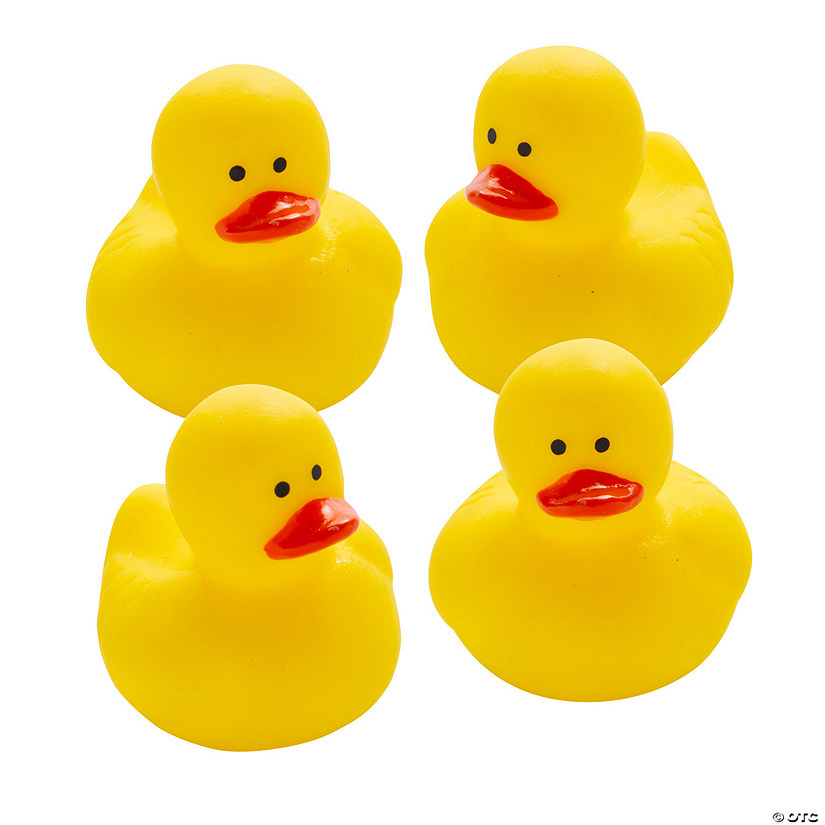 Mini Yellow Rubber Ducks - 24 Pc. Image