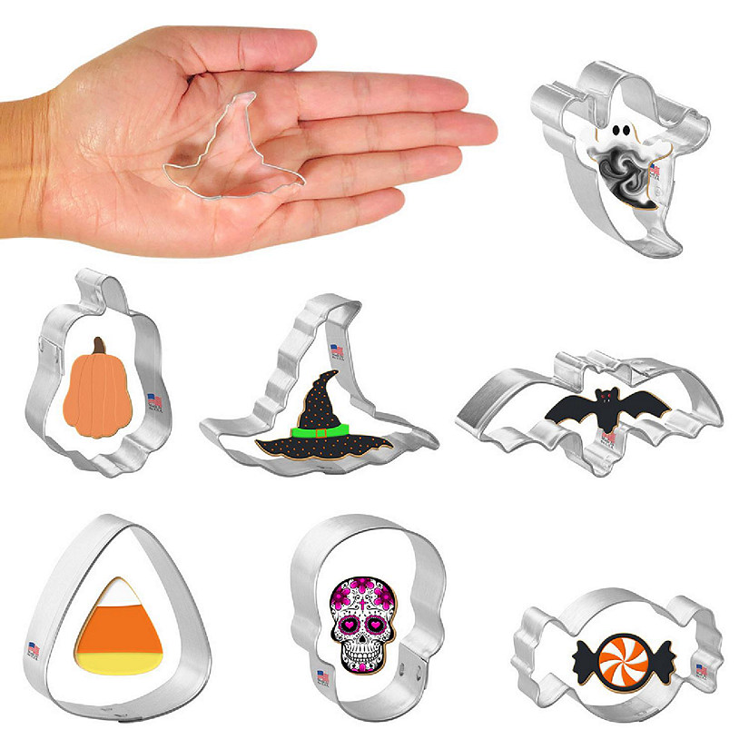 Miniature Halloween Cookie Cutter Set 7 Pc HS0520 Image