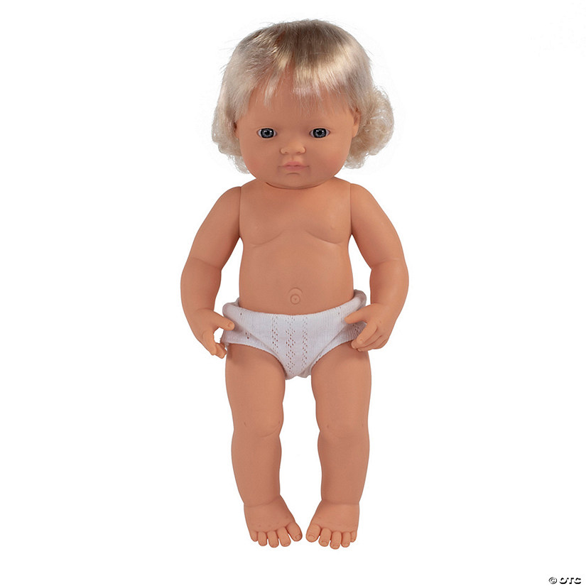 Miniland Educational Baby Doll 15" Causasian Girl Image