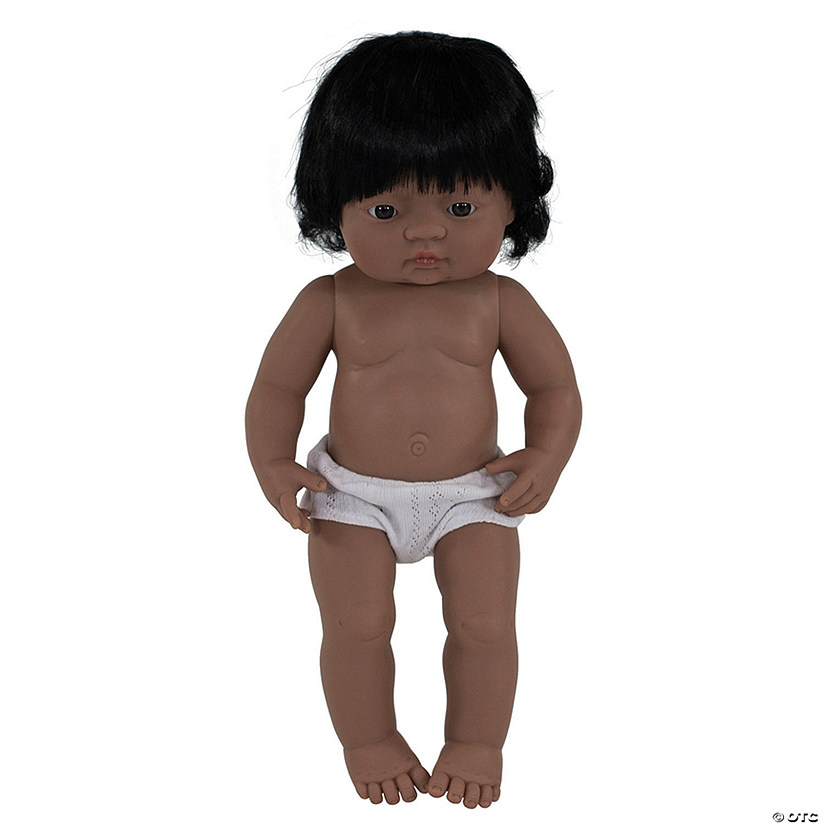 Miniland Educational Baby Doll 15" Hispanic Girl Image