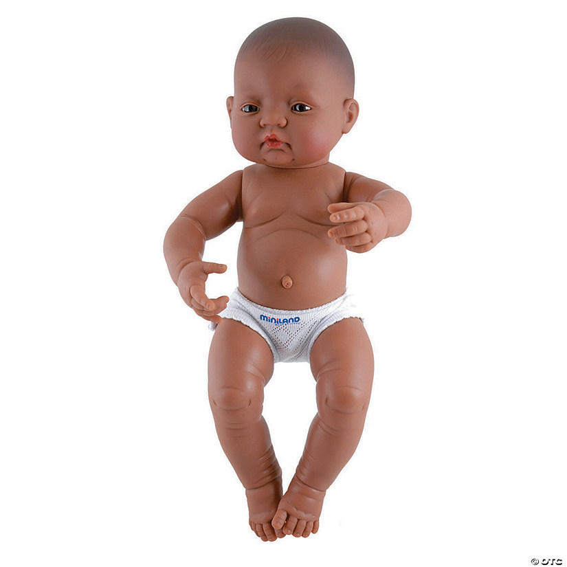 Miniland Educational Hispanic Boy Anatomically Correct&#160;Newborn Doll Image