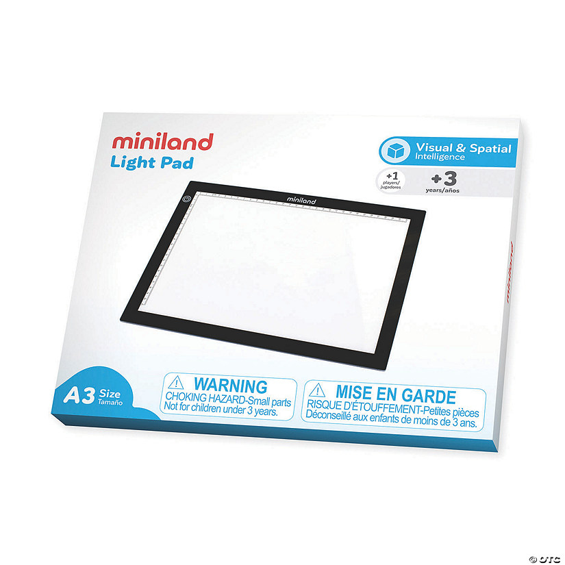 Miniland Educational Portable Light Pad 21'' (A3 Size) Image