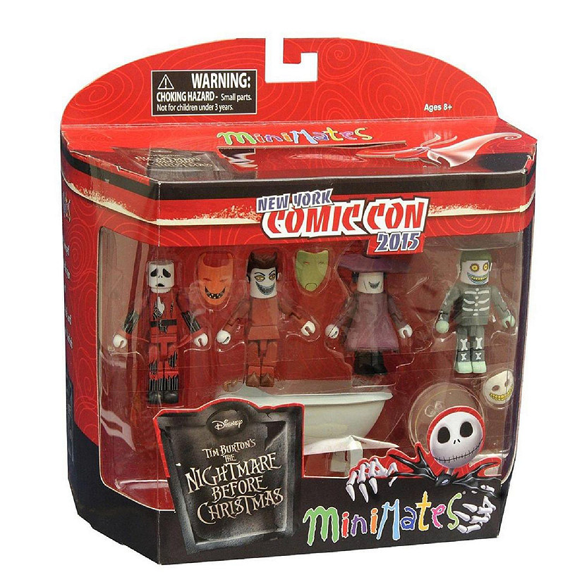 Minimate Nightmare Before Christmas NYCC 2015 Exclusive Action Figure Set Image
