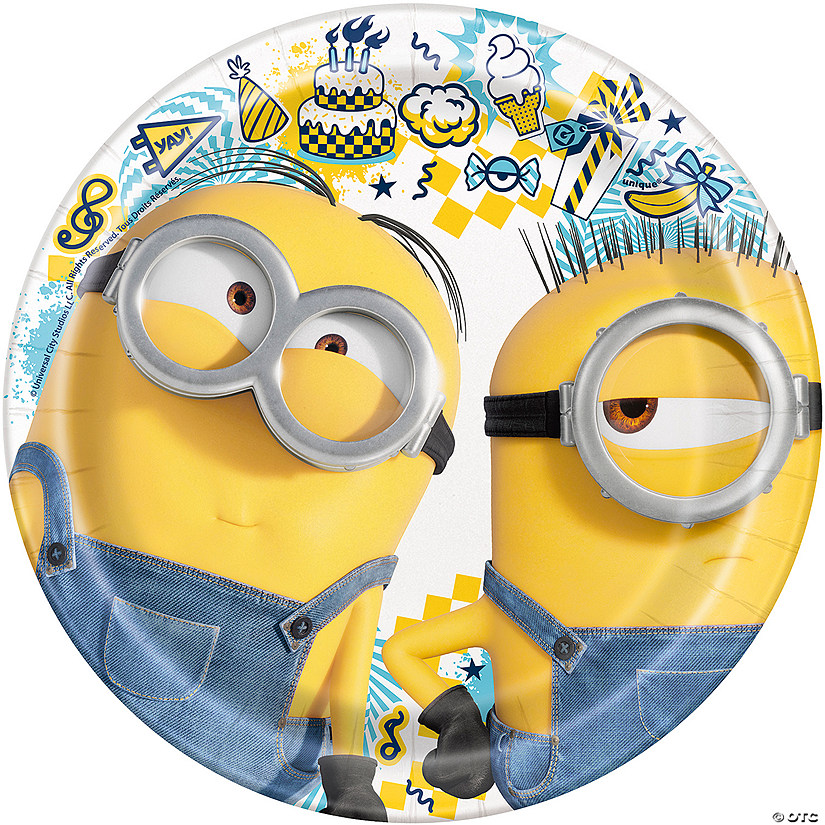 Minions™ Party Paper Dessert Plates 8 Ct. Discontinued