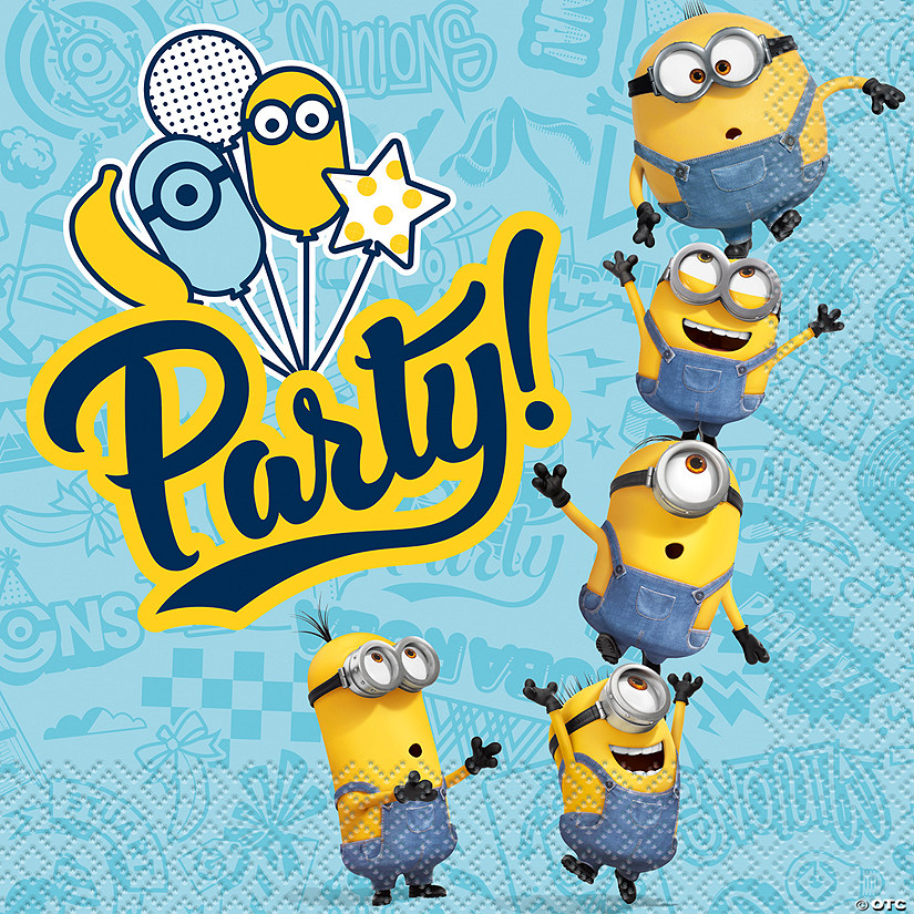 Minions&#8482; Party Paper Luncheon Napkins - 16 Pc. Image