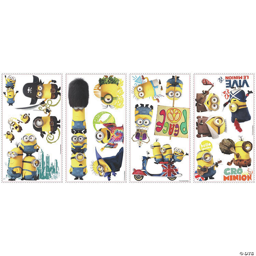 Minions The Movie Peel & Stick  Decals Image