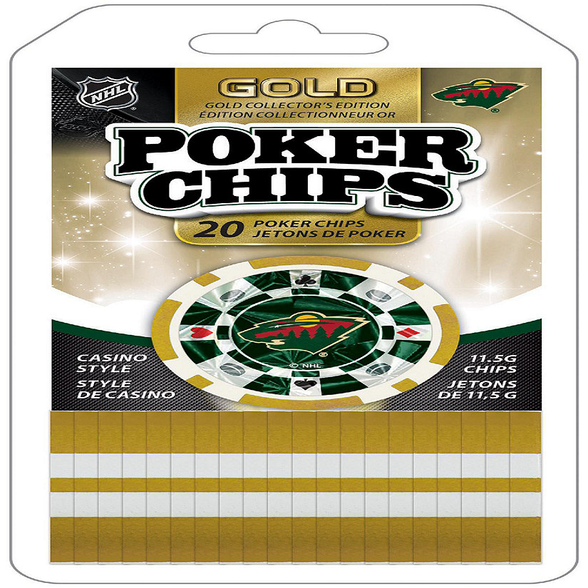 Minnesota Wild 20 Piece Poker Chips Image