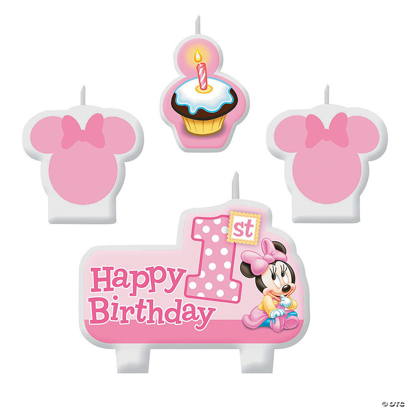 Minnie’s 1st Birthday Candle Set - Discontinued