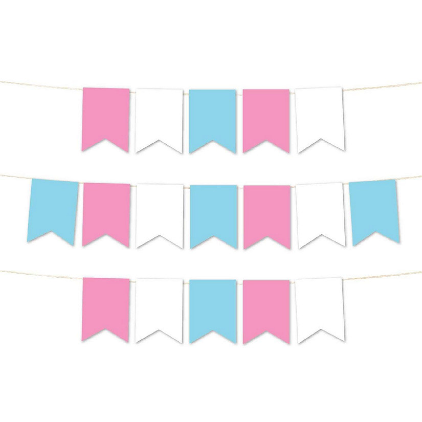 Mint Gold Baptism Pennant - 4 x 5.5 Inch Image