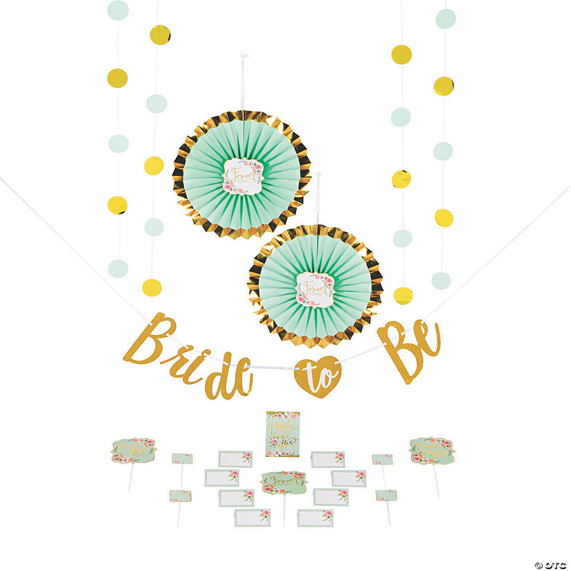 Mint to Be Buffet Table Decorating Kit Image