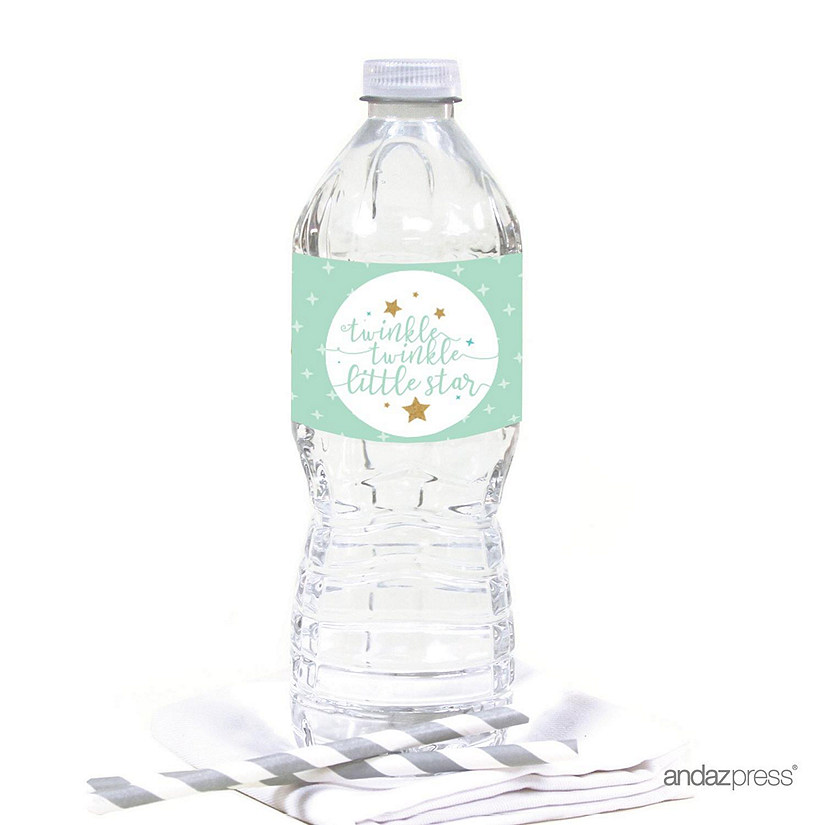 Mint Twinkle Star Shower 2.5x8.5in  20 Image
