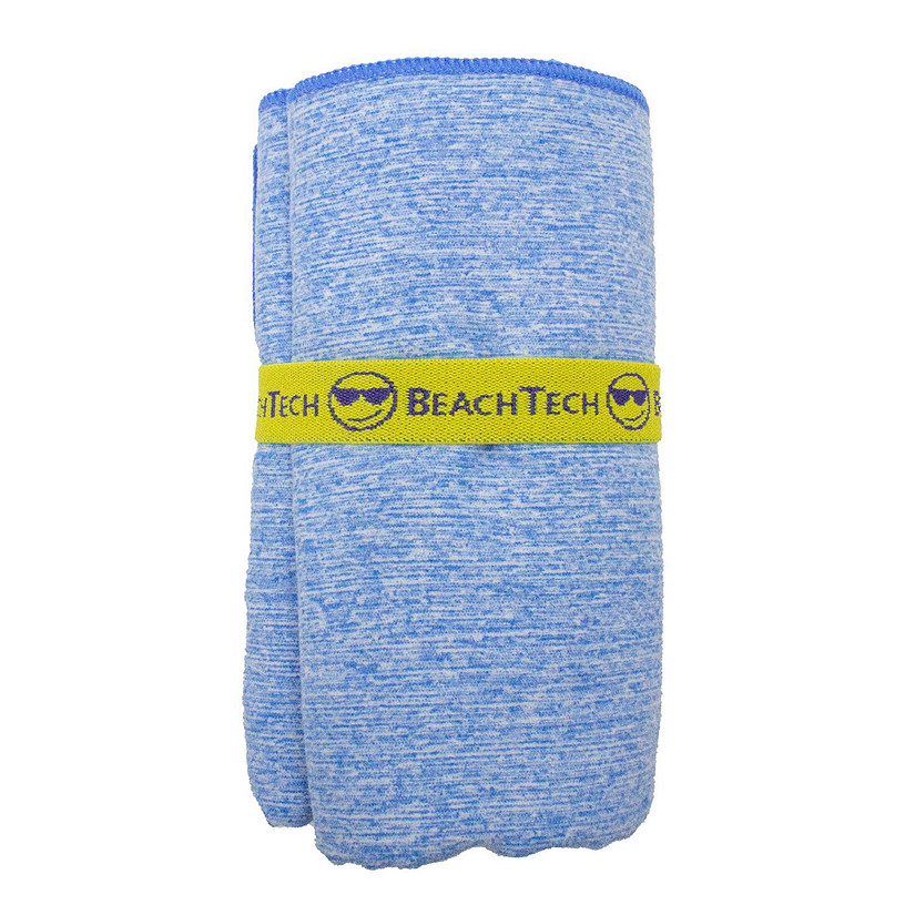 MinxNY - Compact, Quick Drying Beach Towel- Blue Heather Image
