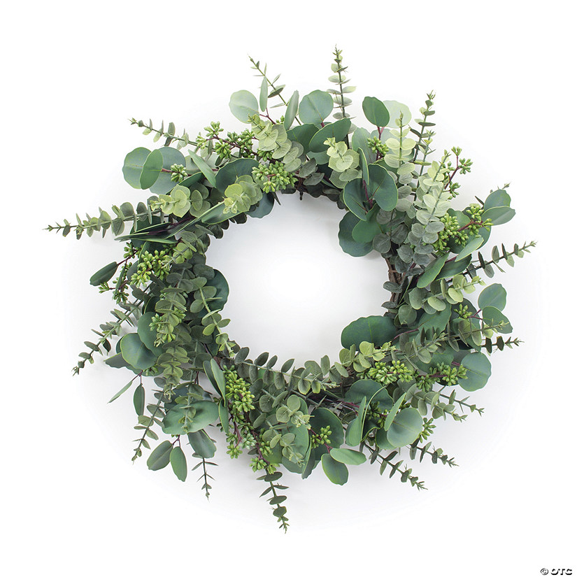 MiPropered Eucalyptus Wreath 24"D Polyester Image
