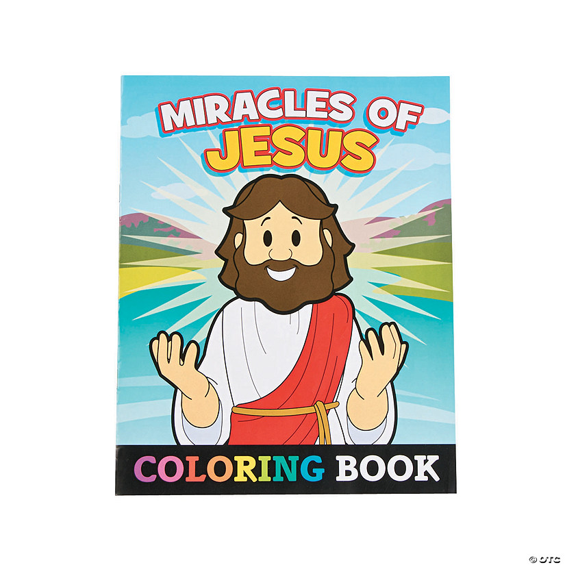 Miracles of Jesus Coloring Books - 12 Pc. Image
