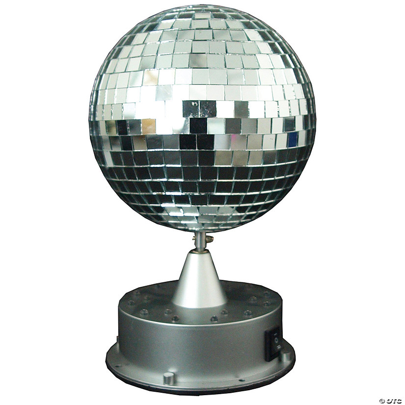Mirror Ball With Led Base Image