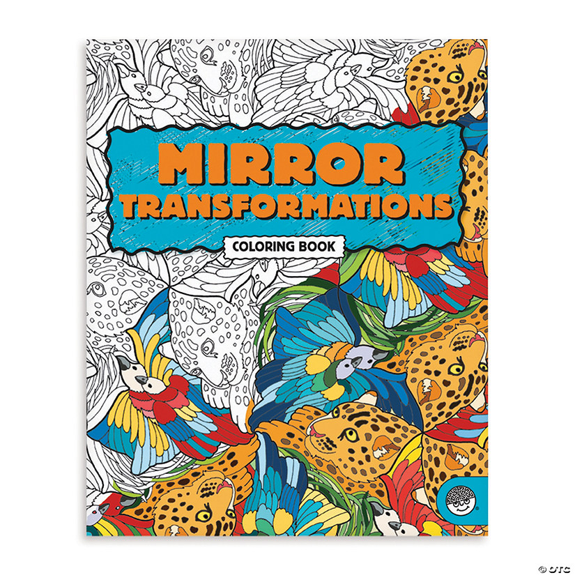 Mirror Transformations Coloring Book Image