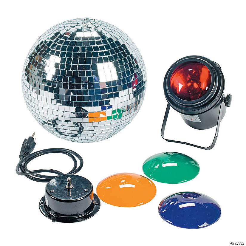 Mirrored Ball Party Light Set - 3 Pc. Image