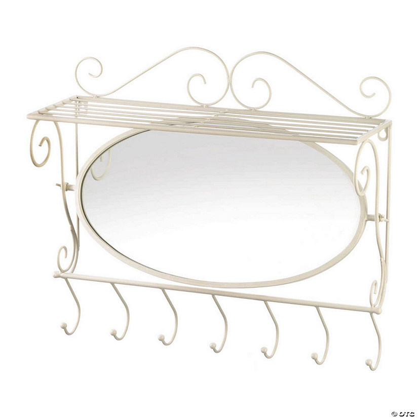 Mirrored Wall Shelf 20.25X6X17.5" Image