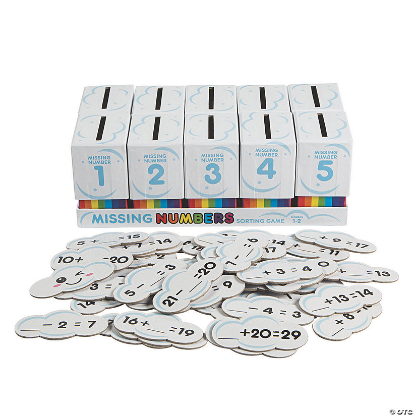 Missing Number Sorting Boxes &#8211; Grades 1-2 Image