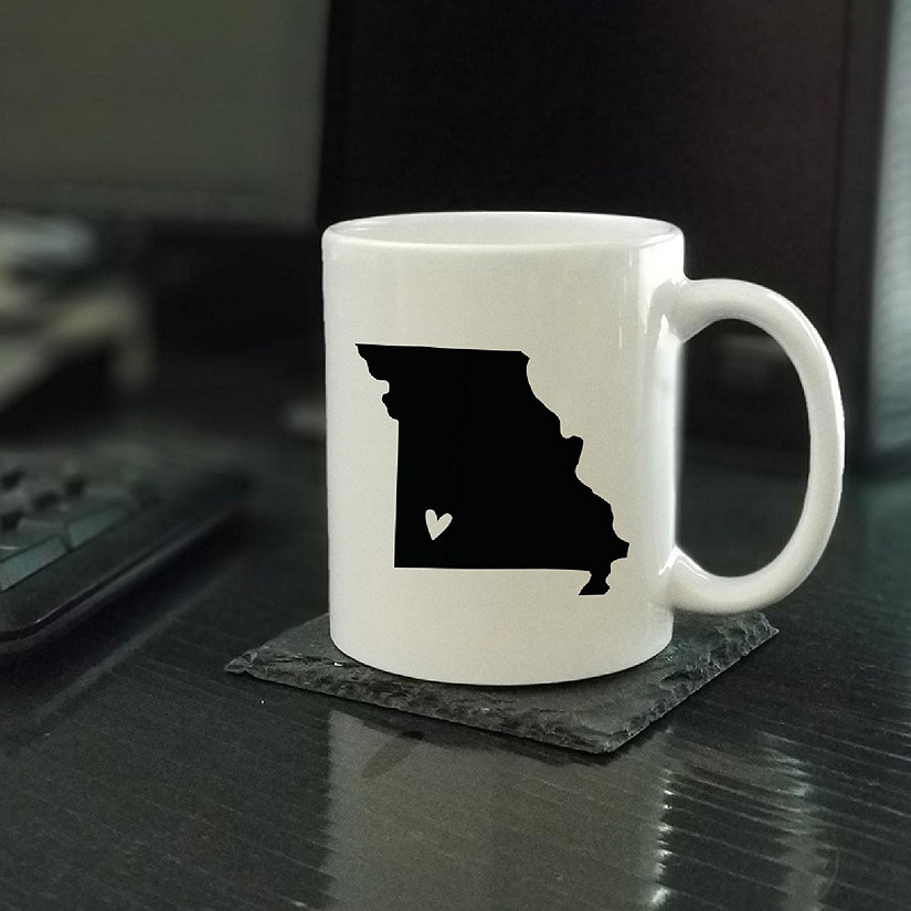 Missouri State Heart Ceramic Mug Image