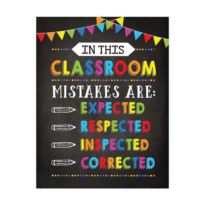 Mistakes Are Expected 8.5x11in 1-Pack Image