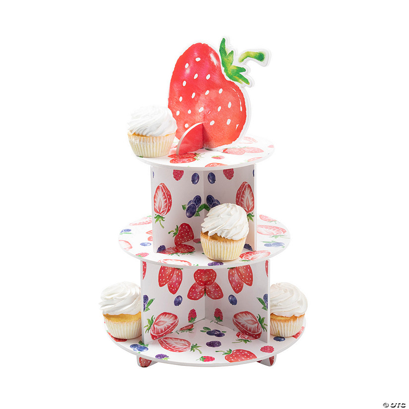 Mixed Berry Cupcake Stand Image