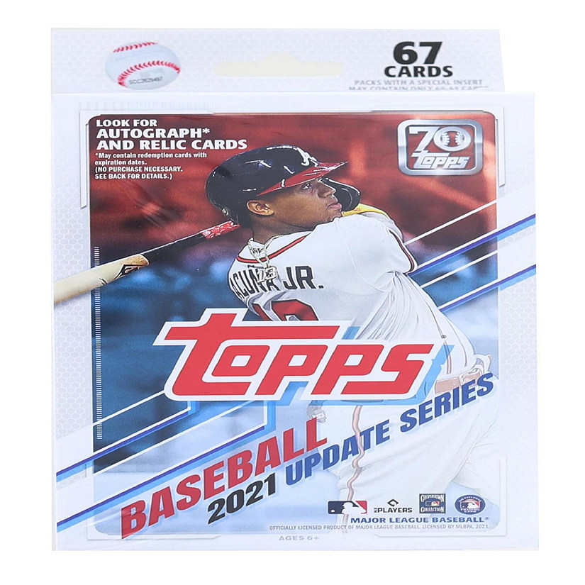 MLB 2021 Topps Baseball Update Series Hanger Pack  67 Cards Image