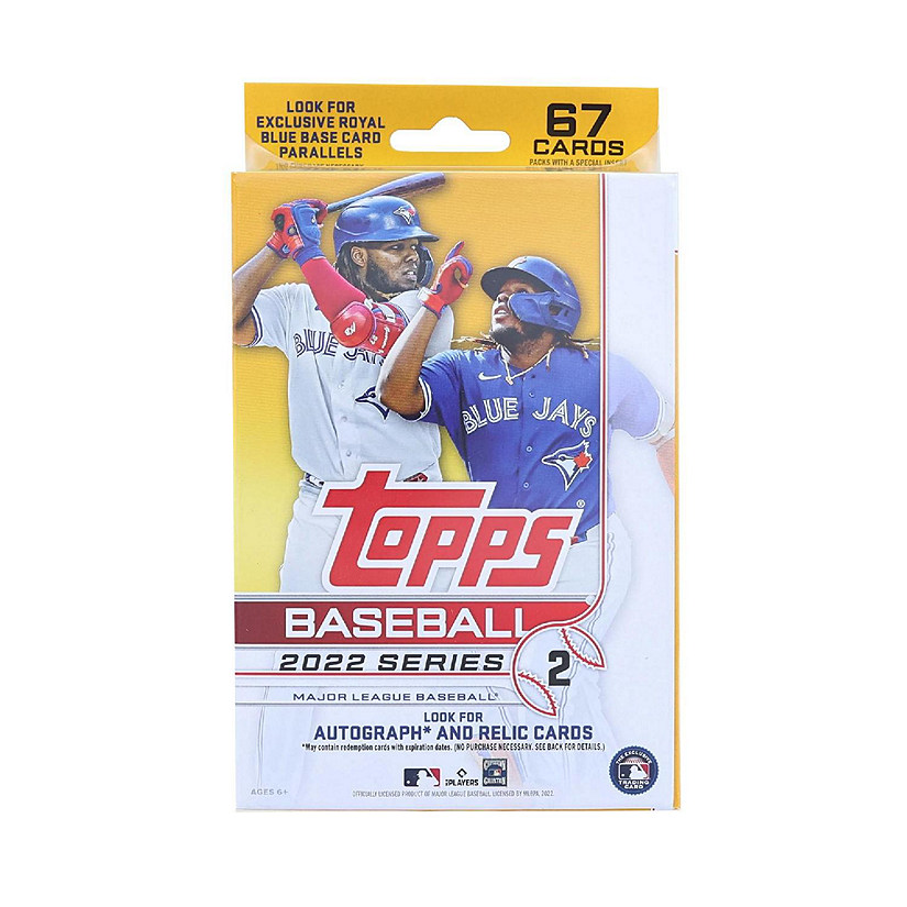 MLB 2022 Topps Baseball Series 2 Hanger Box  67 Cards Image