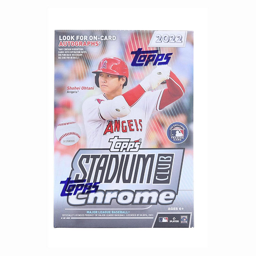 MLB 2022 Topps Stadium Club Chrome Updates Value Box  4 Base Packs Per Box Image