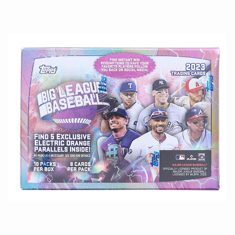 MLB 2023 Topps Big League Baseball Value Box  10 Packs Per Box Image