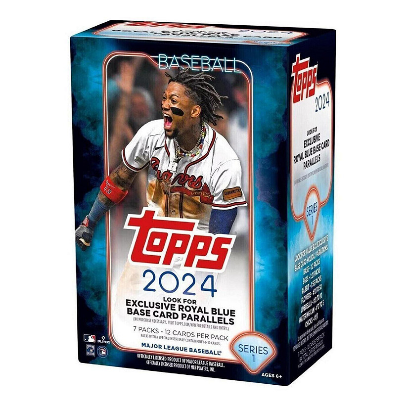 MLB 2024 Topps Baseball Series 1 Value Box  7 Packs Per Box Image