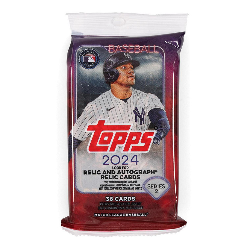 MLB 2024 Topps Baseball Series 2 Fat Pack  36 Cards Per Pack Image