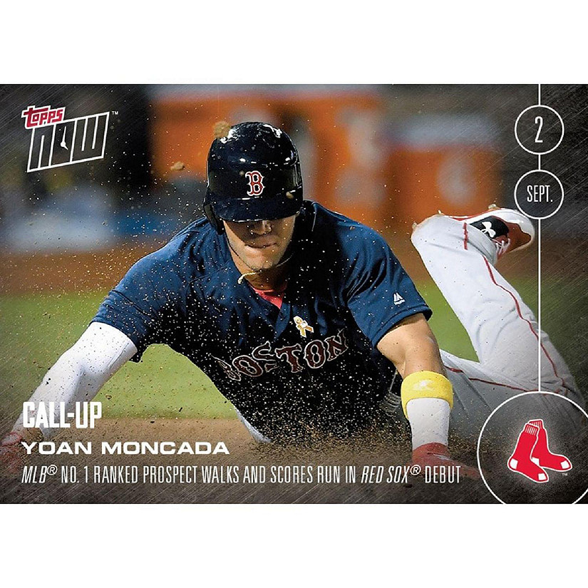 MLB Boston Red Sox Yoan Moncada (Call-Up) #418 Topps NOW Trading Card Image