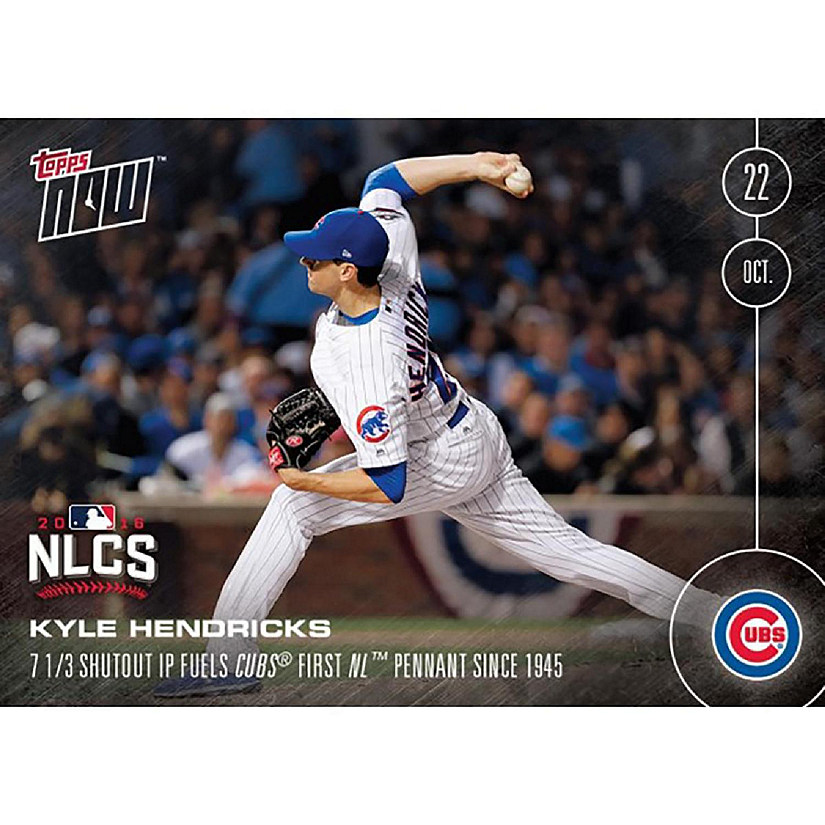 MLB Chicago Cubs Kyle Hendricks #614 2016 Topps NOW Trading Card Image