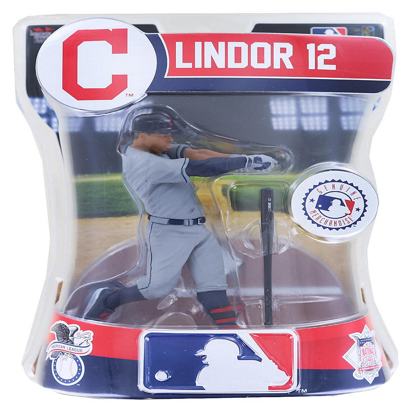 MLB Cleveland Indians 6 Inch Figure  Francisco Lindor Image