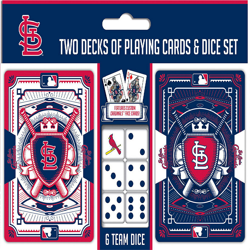 MLB St. Louis Cardinals 2-Pack Playing cards & Dice set Image