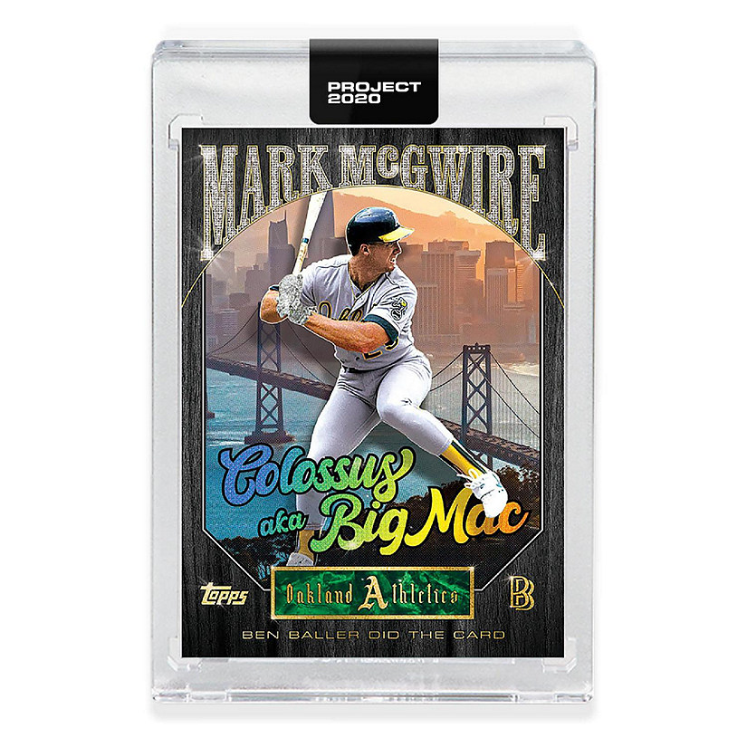 MLB Topps PROJECT 2020 Card 191  1987 Mark McGwire by Ben Baller Image