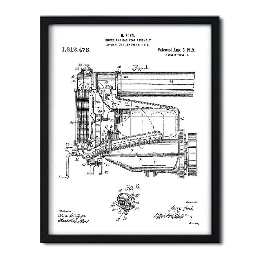 Model T Engine Assembly 1Pk 8.5x11in Image