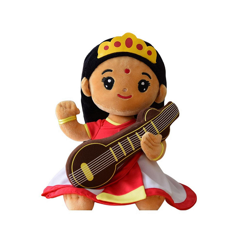 Modi Toys Saraswati Devi Medium Plush - 11" Image