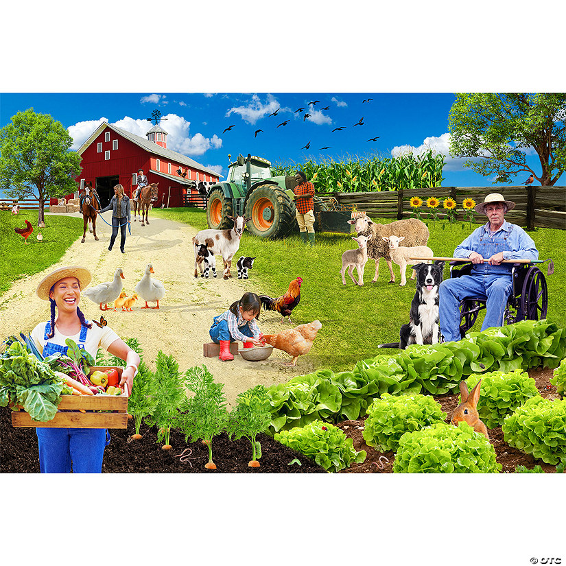 MOJO Farmyard Adventure Floor Puzzle Image