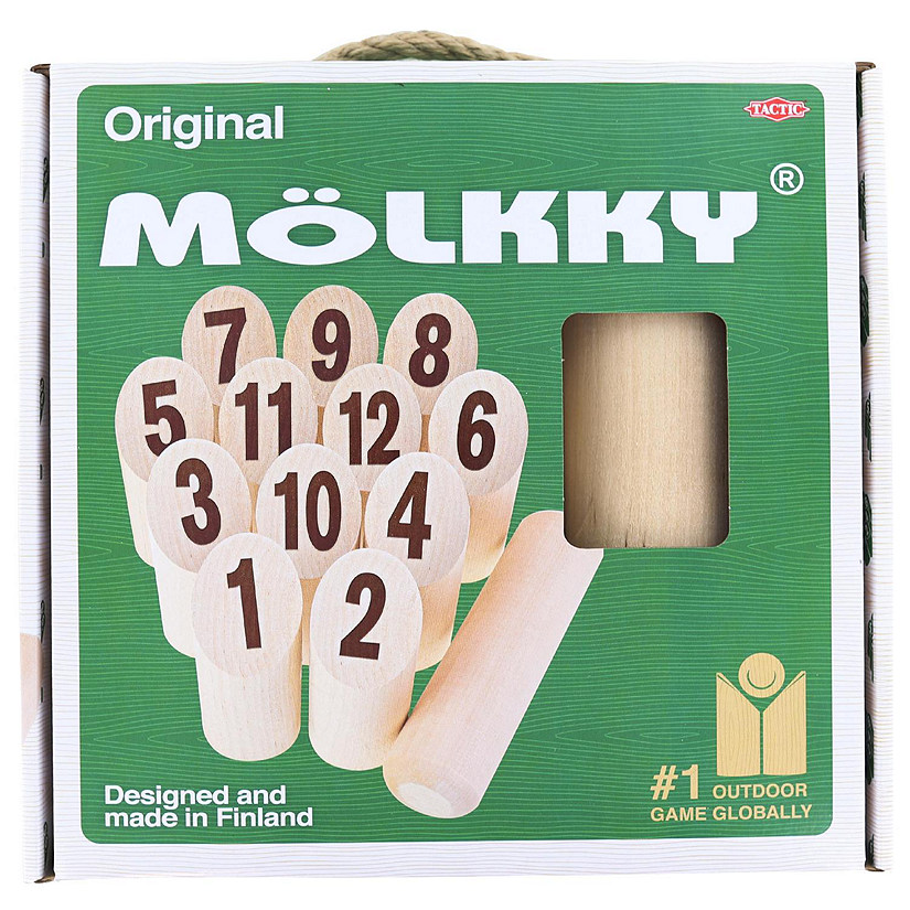 Molkky Outdoor Wooden Pin & Skittles Game  For 2+ Players Image